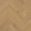 Heartwood Oak Herringbone Creme Brushed and Matt Lacquered